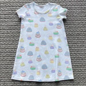 The Beaufort Bonnet Company Pastel Cake Print Dress, size 8